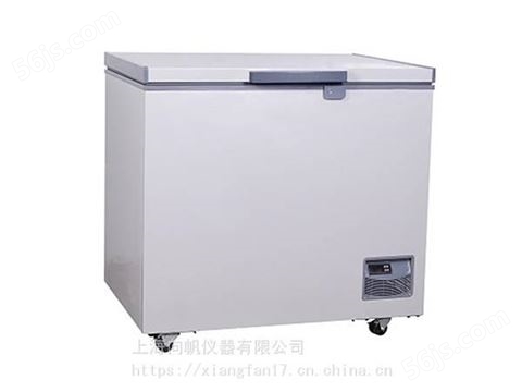上海供应贺力德DW-60W300金枪鱼保存箱-60度卧式低温冷柜300L实验室低温冰箱