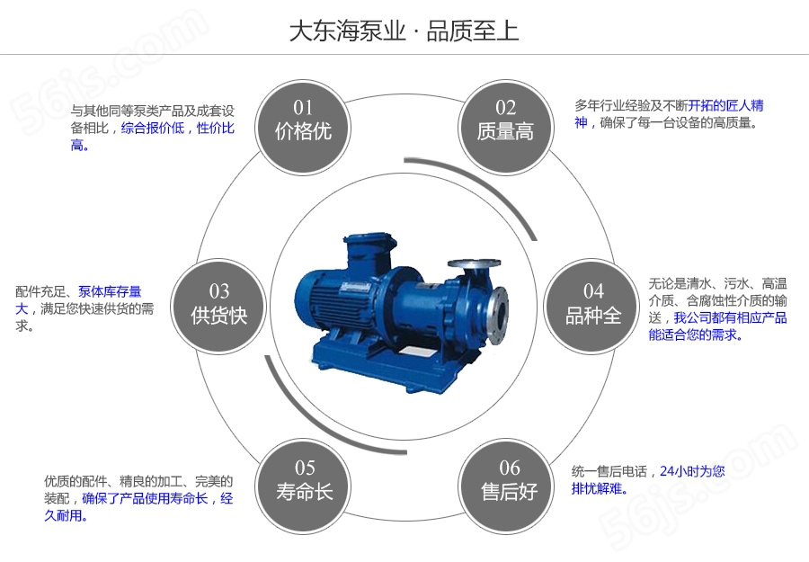 大东海泵业CQ型磁力泵质量保证图